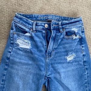 American Eagle Mom Straight Jeans size 00